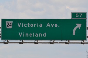 Vineland Victoria and QEW exit
